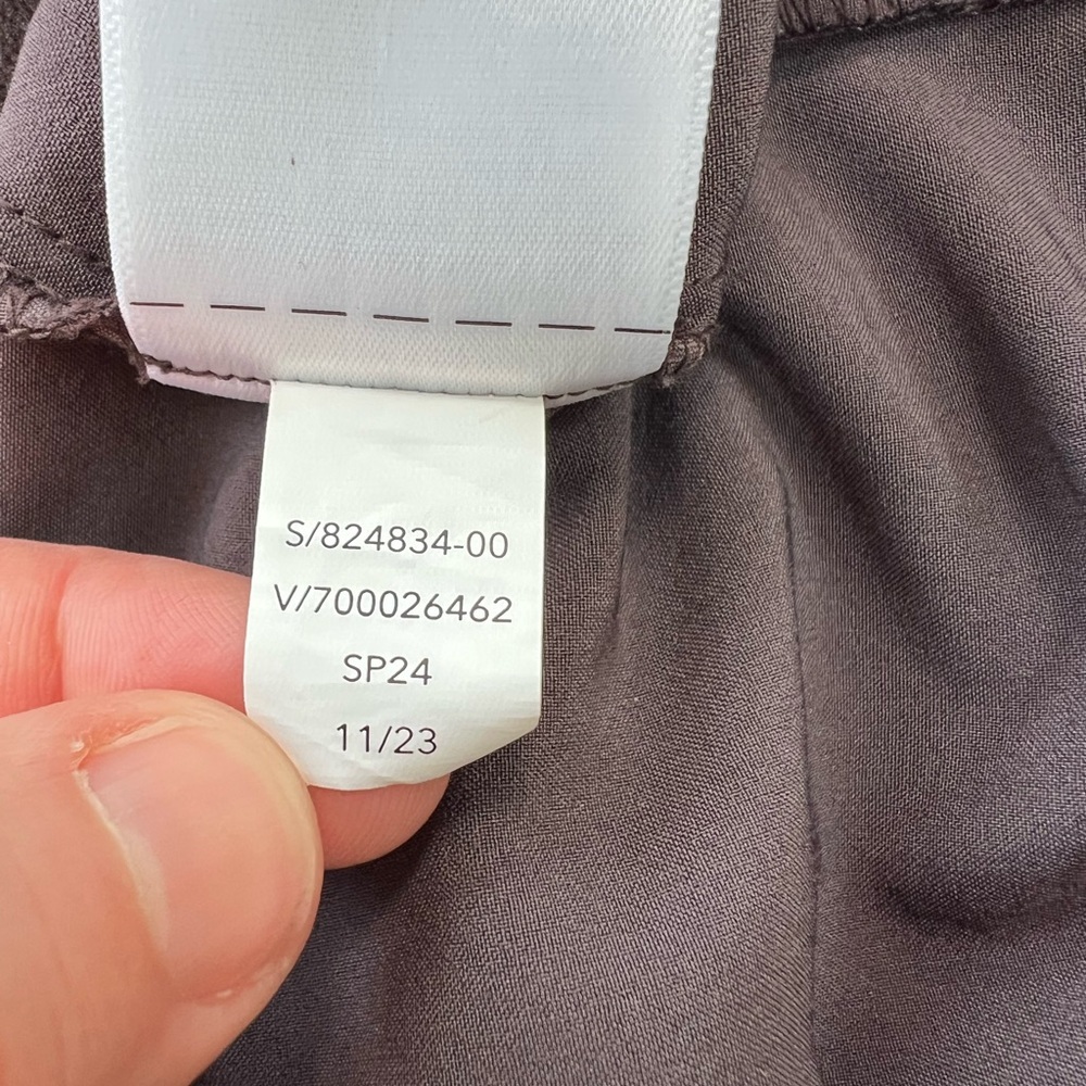 Athleta Brooklyn Sleeveless Front Zip Cargo Pant Utility Jumpsuit Romper Brown 8 - Picture 11 of 15